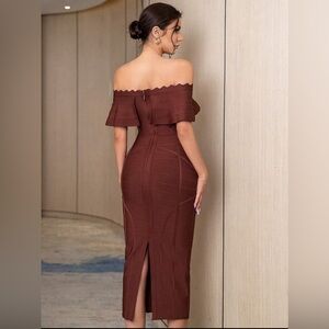 Body con off Shoulder Dress